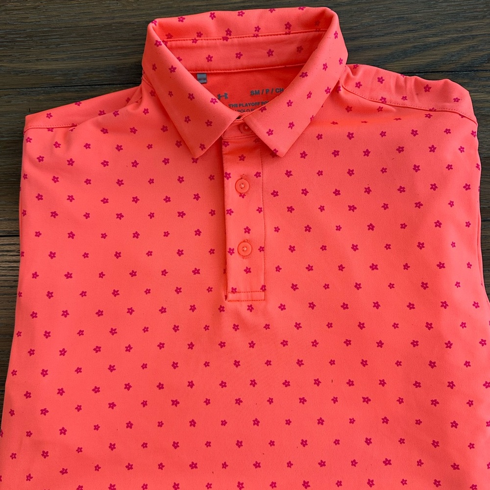 Under Armour Short Sleeve Polo Shirt Size‎ S Gently Worn